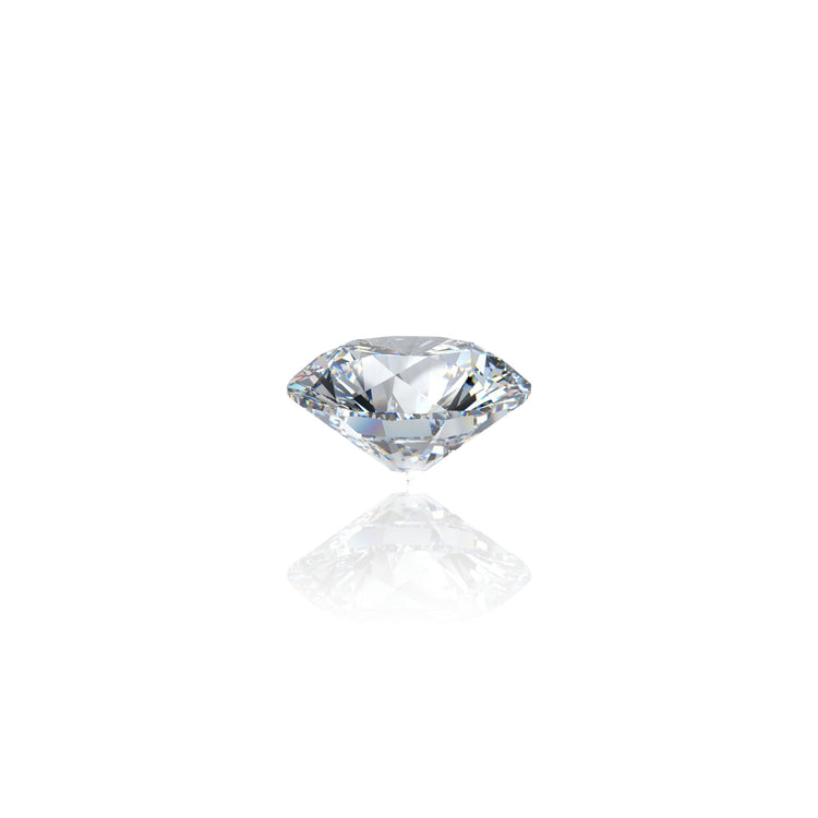 loser Labordiamant Labgrowndiamond 0,5ct Karat Halbkaräter Seitenansicht