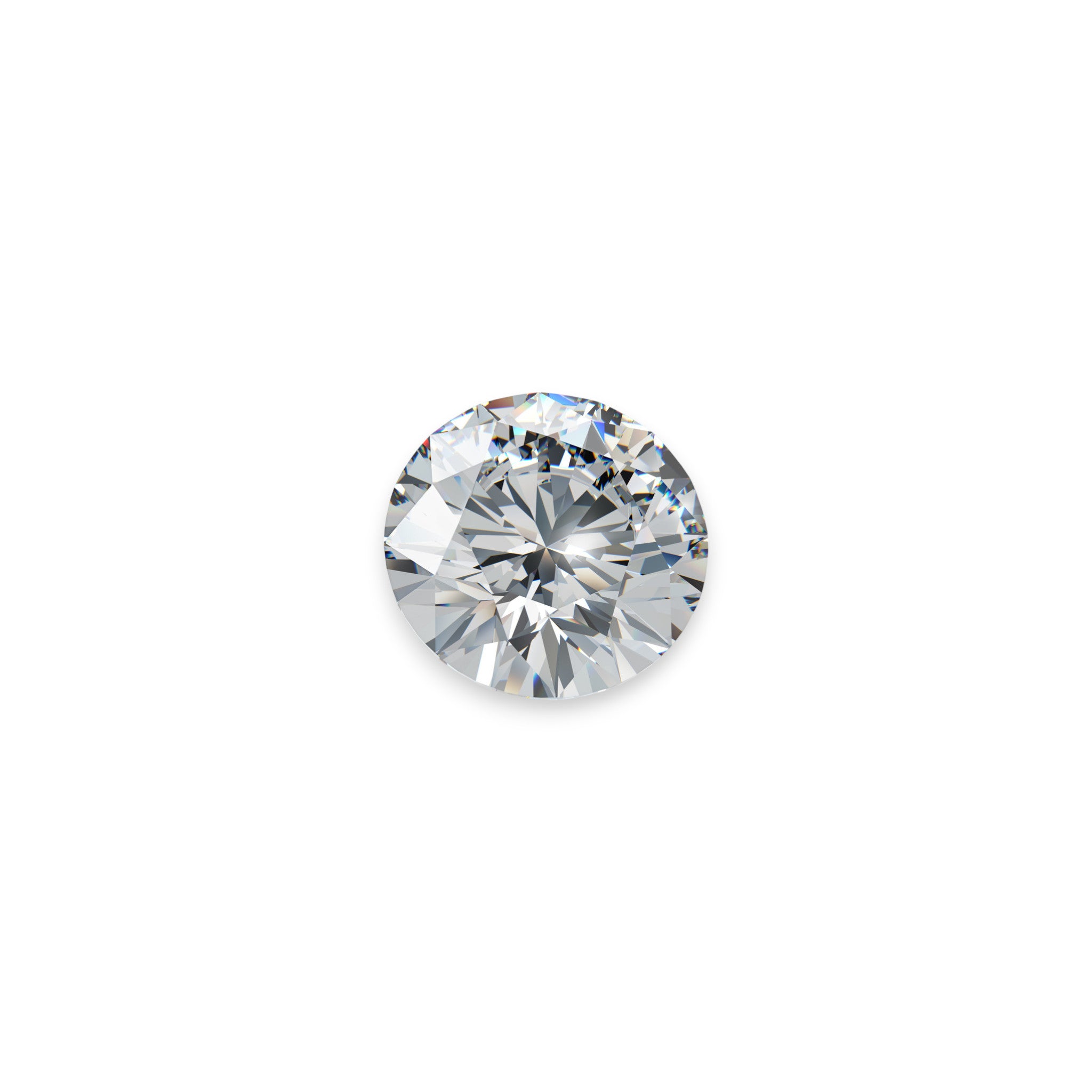 loser Labordiamant Labgrowndiamond 0,5ct Karat Halbkaräter Draufsicht