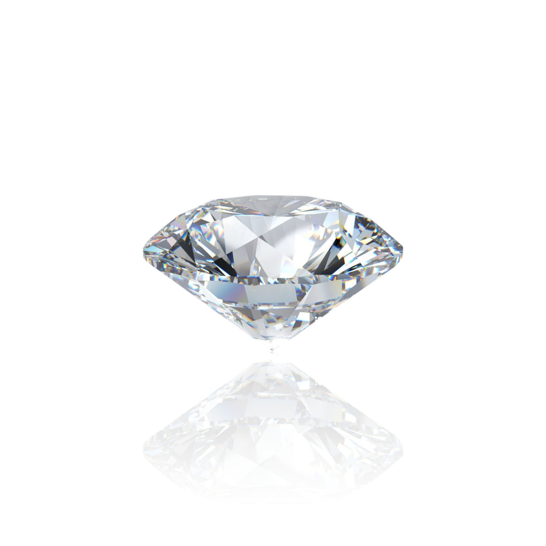 loser Labordiamant Labgrowndiamond 2,5ct Karat Seitenansicht