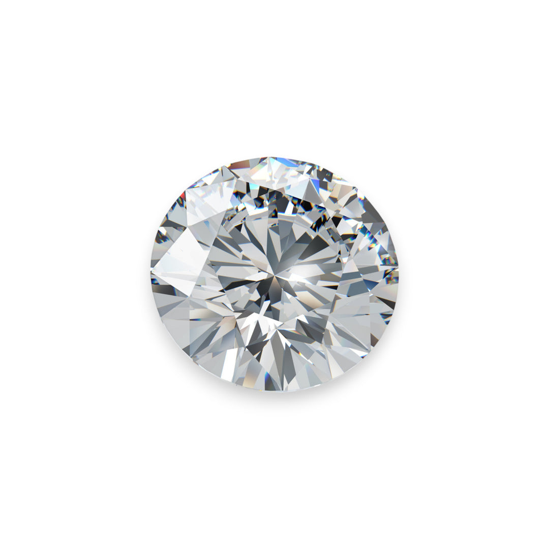 loser Labordiamant Labgrowndiamond 2,5ct Karat Draufsicht