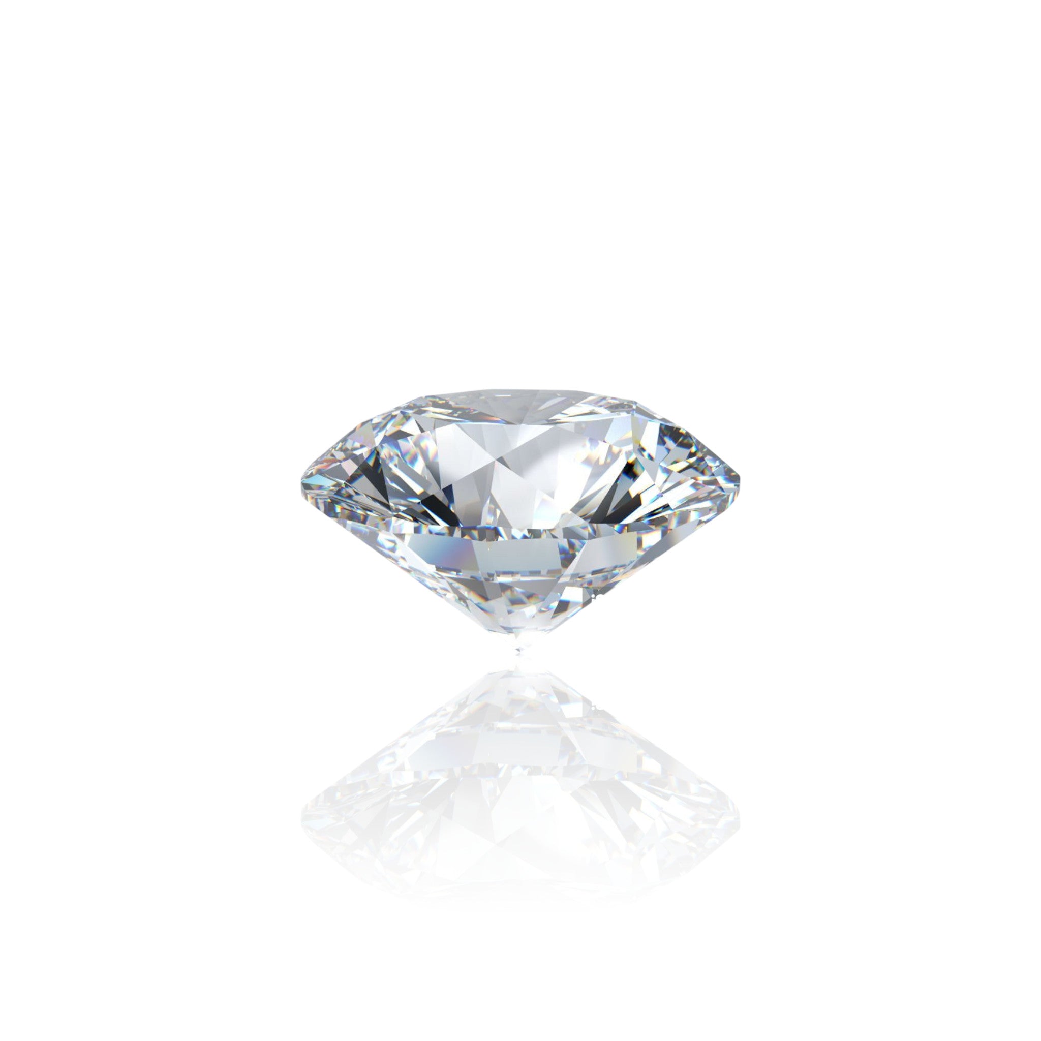 loser Labordiamant Labgrowndiamond 2ct Karat Zweikaräter Seitenansicht