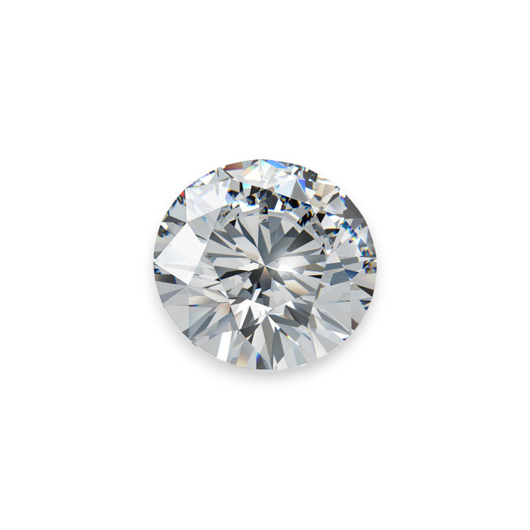 loser Labordiamant Labgrowndiamond 2 ct Karat Zweikaräter Draufsicht